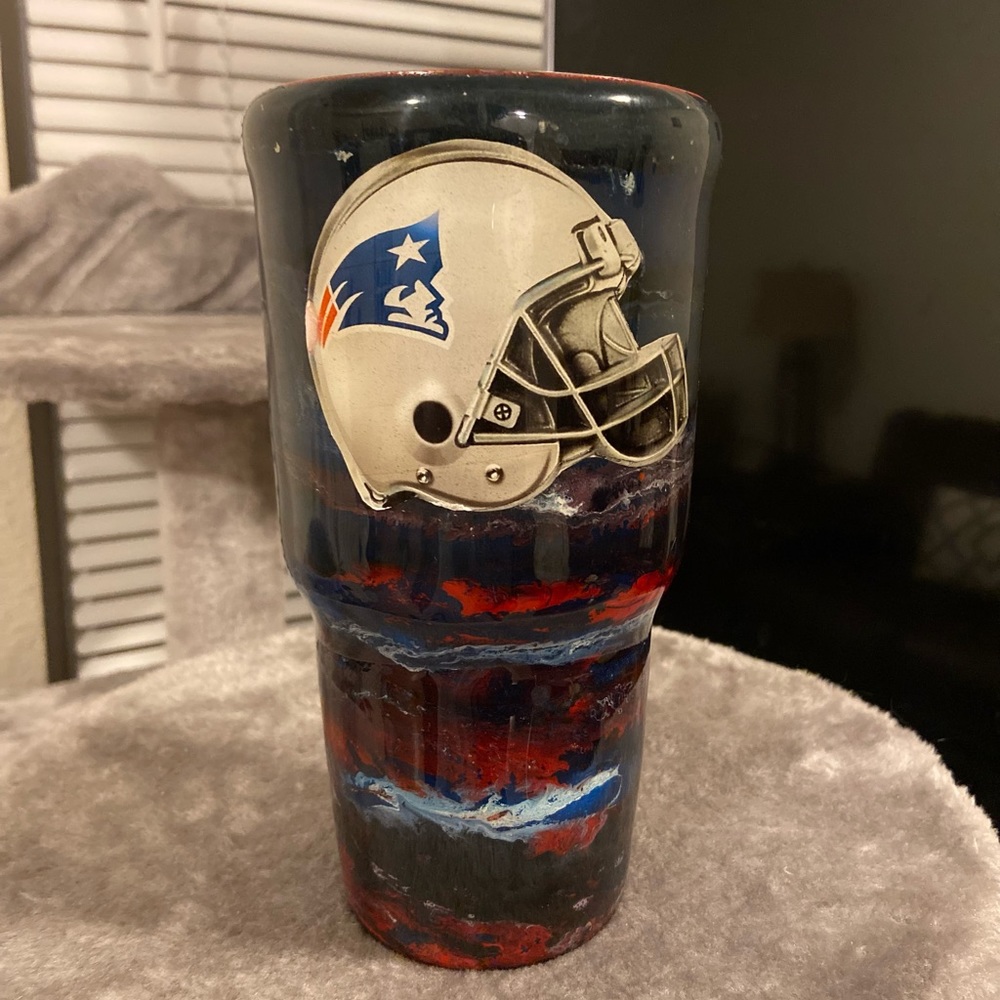 New England patriots tumbler